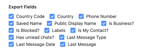 Step 2: Choose Contact Fields